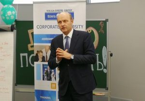 Sergey Shklyanik told new employees about the company’s history, values, corporate culture peculiarities and work ethic
